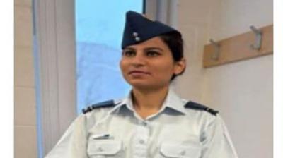 Raina Singh becomes a lieutenant in the Canadian Air Force