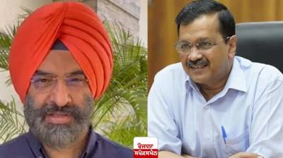 Manjinder Sirsa and Delhi CM Arvind Kejriwal
