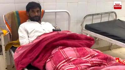 Due to a minor dispute, the son-in-law hit the tractor on the father-in-law