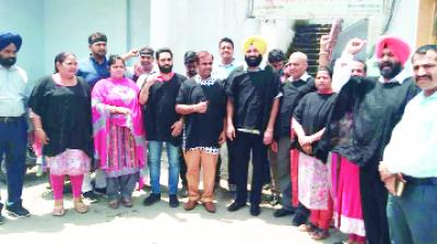 BJP Workers Protesting Against Sidhu