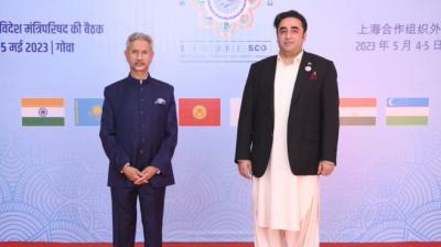 S Jaishankar welcomes Pak minister Bilawal Bhutto in Goa