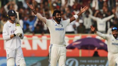 India in a strong position due to Bumrah's excellent bowling after Jaiswal's double century