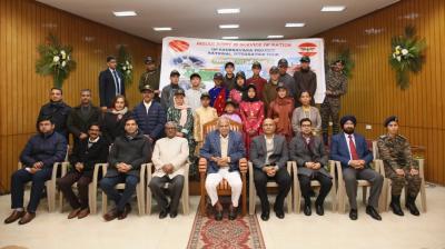 Colorful Celebration Marks Manipur, Meghalaya, Tripura Foundation Day at Punjab Raj Bhawan