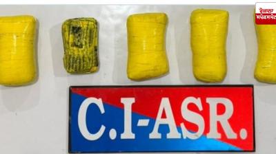 Cross-border drug smuggling network busted in Amritsar; One person arrested with 5 kg heroin