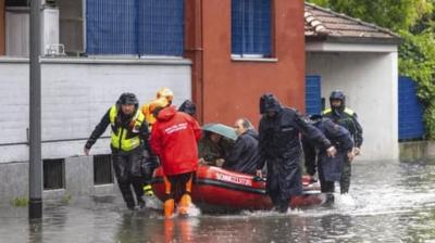 Northern Italy hit by severe flooding after heavy rain