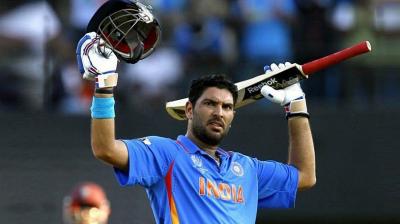 Batsman Yuvraj Singh
