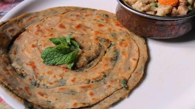 Mint Parantha Recipe