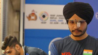 Sarabjot Singh won two gold medals in national shooting