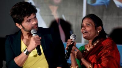 Himesh reshammiya angry reaction on ranu mondal question ranu mondal