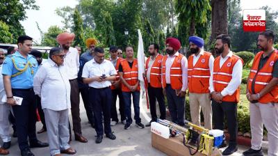 Punjab Governor flags off 50 fogging machines for flood-affected districts