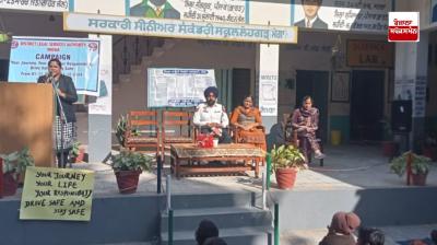 Seminar organized by Secretary DLSA Moga under the campaign "Your Journey, Your Life, Your Responsibility Drive Safe and Stay Safe"