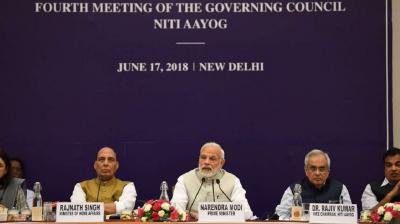 Niti Aayog meeting
