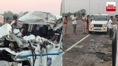 3 Gujarat Police death in Haryana road accident News in punjabi 