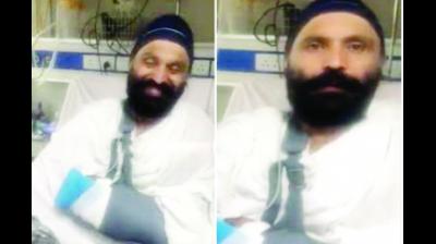 ਨਿਹੰਗਾਂ ਦੇ ਹਮਲੇ ਦਾ ਸ਼ਿਕਾਰ ਹੋਏ ਏਐਸਆਈ ਹਰਜੀਤ ਸਿੰਘ ਦੇ ਹੱਥ 'ਚ ਹਿਲਜੁਲ ਸ਼ੁਰੂ