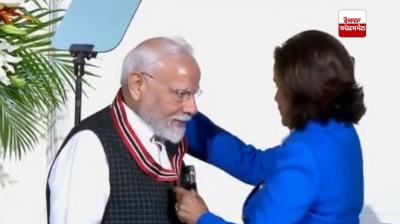 PM ਮੋਦੀ “ਦਿ ਆਰਡਰ ਆਫ਼ ਦਿ ਰੀਪਬਲਿਕ ਆਫ਼ ਤ੍ਰਿਨੀਦਾਦ ਐਂਡ ਟੋਬੈਗੋ” ਨਾਲ ਸਨਮਾਨ 