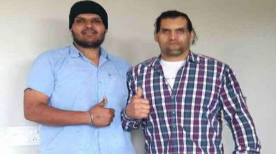 Jagdeep Singh With Great Khali 