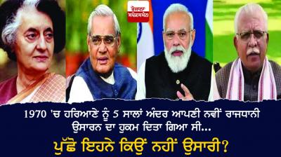 In 1970, Haryana was ordered to build its new capital within 5 years ...