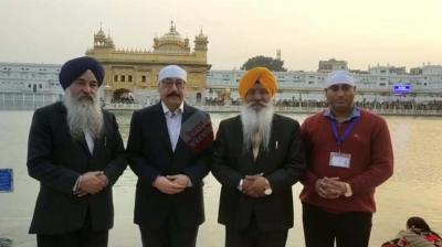 Foreign Secretary Harshvardhan Sringala paid obeisance at Sachkhand Sri Harmandir Sahib