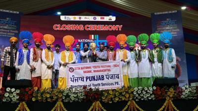 Punjab secures 2nd place in folk song and 3rd place in folk dance in National Youth Festival News in punjabi 