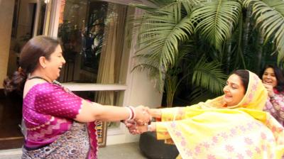 Harsimrat Kaur Badal and Smriti Irani