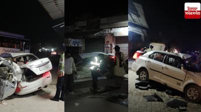 Terrible road accident on Jalandhar-Pathankot highway, two friends die