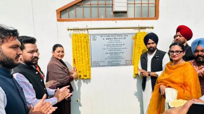 Sports Stadium at the Kharar Constituancy built by the Mann government at a cost of Rs.2 crores