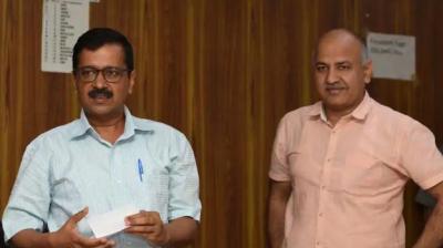 Delhi CM and Deputy Manish Sisodia