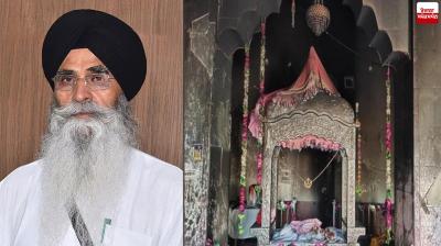 Advocate Dhami expressed grief over the burning of the holy form of Sri Guru Granth Sahib Ji in village Bham