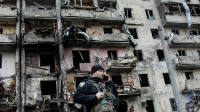 First Russian Troops Enter Ukraine Capital Kyiv