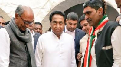 ਕਮਲਨਾਥ ਅਤੇ ਕਾਂਗਰਸੀ ਵਰਕਰ