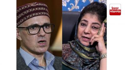  ਉਮਰ ਨੇ ਕਿਹਾ 'ਮਹਿਬੂਬਾ ਪਾਕਿਸਤਾਨ ਦੀ ਭਾਸ਼ਾ ਬੋਲ ਰਹੀ ਹੈ', ਮੁਫਤੀ ਨੇ ਕਿਹਾ 'ਪਾਣੀ ਨੂੰ ਹਥਿਆਰ ਨਾ ਬਣਾਓ'