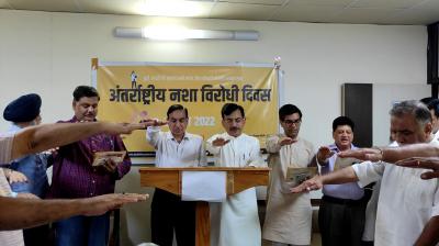  Joshi Foundation Organizes Anti Drugs Awareness Program In Sector 15 Community Center