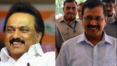  Kejriwal's DMK Meeting with Leader Stalin