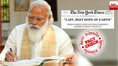 Fact Check Edited New York Times 26 September edition front page viral 