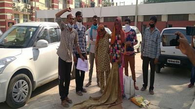 Woman Delivery on Floor