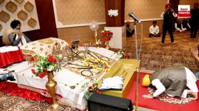 ਪ੍ਰਕਾਸ਼ ਪੁਰਬ ਮੌਕੇ ਮੁੱਖ ਮੰਤਰੀ ਨੇ ਗੁਰਦੁਆਰਾ ਛੇਵੀਂ ਪਾਤਸ਼ਾਹੀ ਵਿਖੇ ਮੱਥਾ ਟੇਕਿਆ