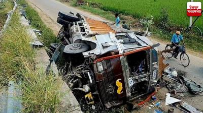 ਹਾਦਸਾ ਗ੍ਰਸਤ ਟਰੱਕ 