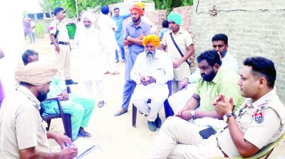 Police officers during Investigation