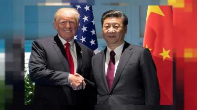Donald Trump and Xi Jinping
