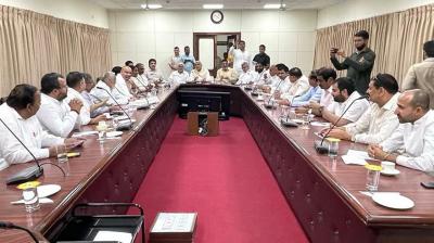 Haryana Congress Legislative Party meeting in Delhi