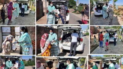 ਬੀਬਾ ਬਡਲਾ ਨੇ ਲੋੜਵੰਦ ਲੋਕਾਂ ਨੂੰ ਪਿੰਡ-ਪਿੰਡ ਜਾ ਕੇ ਵੰਡਿਆ ਰਾਸ਼ਨ