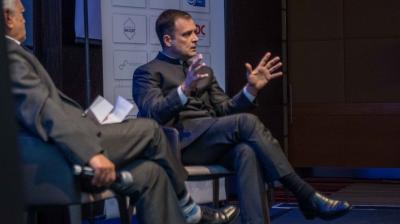 Rahul Gandhi at conclave in London