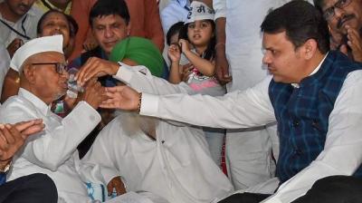 Anna Hazare also ended his fast