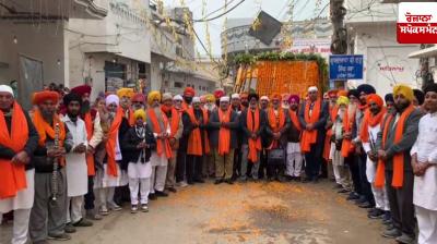Nagar Kirtan was organized in Sultanpur Lodhi on the occasion of the birth anniversary of Sri Guru Gobind Singh Ji