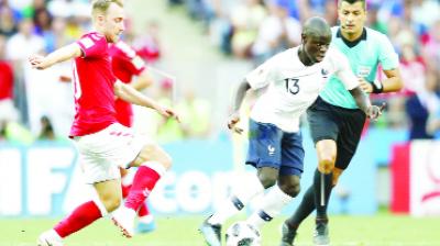 France - Denmark Match