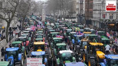 Farmers stage tractor march in London to protest against ‘inheritance tax’