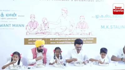 Stalin launched CM Breakfast Scheme in government schools, CM Bhagwant Mann had breakfast with children