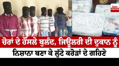  Thieves' spirits high, jewelery worth crores looted