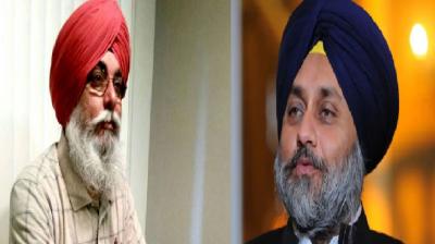 Tarlochan Singh Dupalpur and Sukhbir Singh Badal