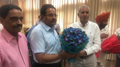 O P Soni assumes office as Medical Education Minister